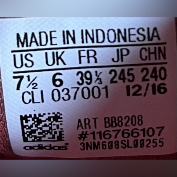 Adidas Edge Lux Bounce Womens Size 7.5 Training Shoes Sneakers Bright Orange - Picture 8 of 8